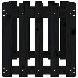 Hochbeet Schwarz 100x50x50cm Kiefernholz