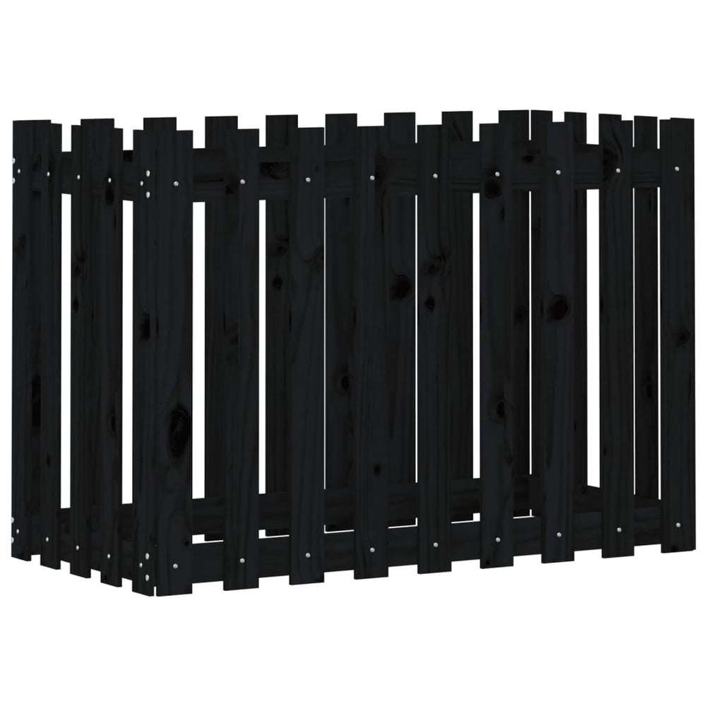 Hochbeet aus Kiefernholz, Latten-Design, 100x50x70 cm