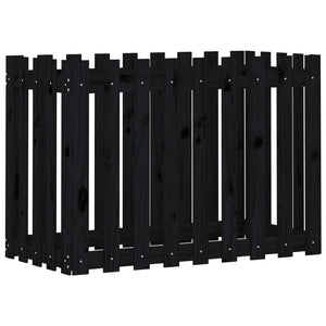 Hochbeet aus Kiefernholz, Latten-Design, 100x50x70 cm
