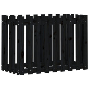 Hochbeet aus Kiefernholz, Latten-Design, 100x50x70 cm