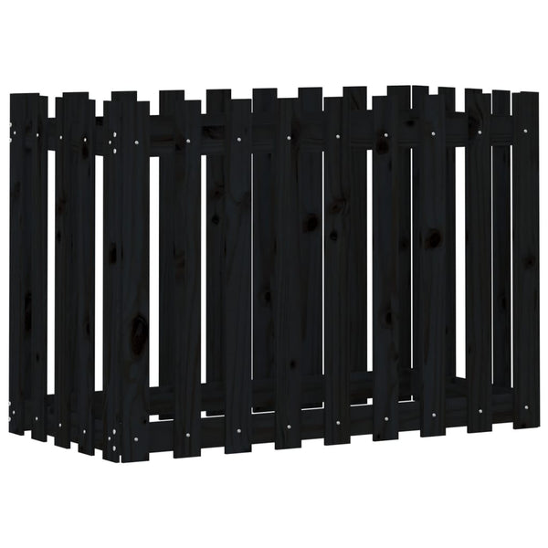 Hochbeet aus Kiefernholz, Latten-Design, 100x50x70 cm