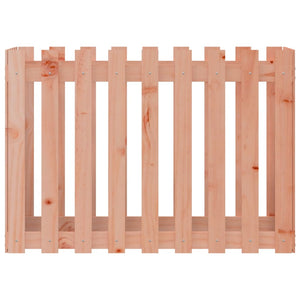 vidaXL Carré potager en bois de douglas avec clôture, 100x50x70 cm