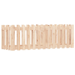 vidaXL Jardinière surélevée design en lattes 150x50x50 cm Pin massif