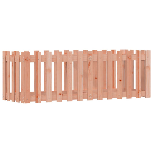 Hochbeet 150x50cm Douglasie Lattenzaun Design