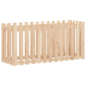 Hochbeet 150x50cm Kiefer Holz Lattenzaun Design