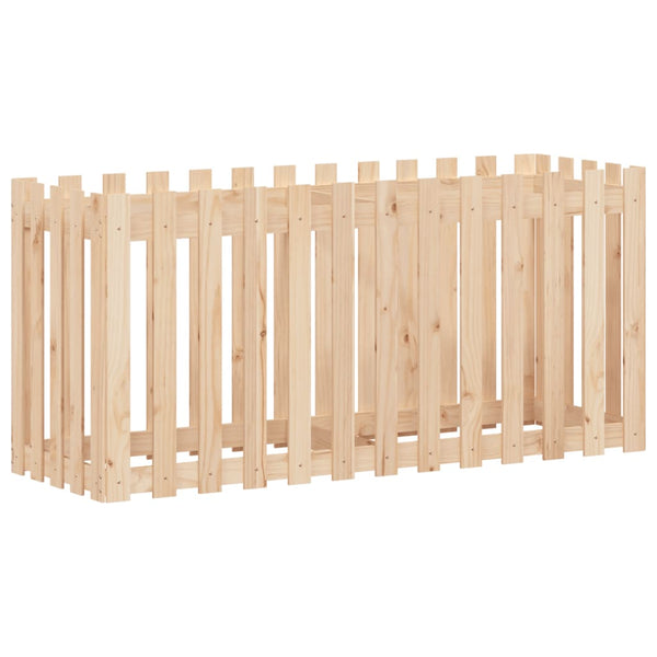 Hochbeet 150x50cm Kiefer Holz Lattenzaun Design
