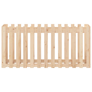 Hochbeet 150x50cm Kiefer Holz Lattenzaun Design