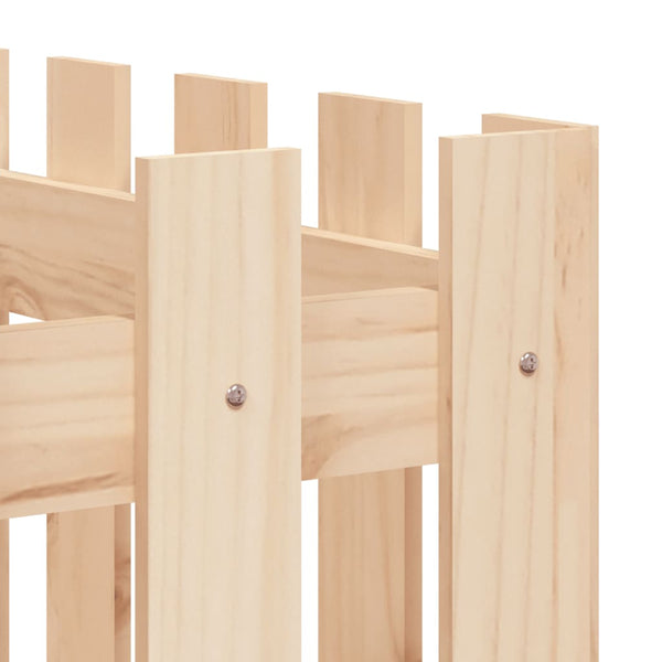 Hochbeet 150x50cm Kiefer Holz Lattenzaun Design