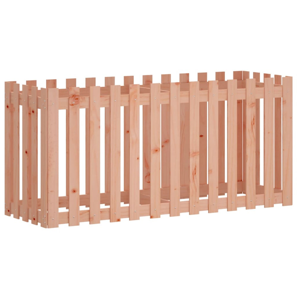 Hochbeet 150x50cm Douglasie Lattenzaun Design
