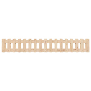 vidaXL Carré potager avec palissade 200x30x30 cm Bois de pin massif