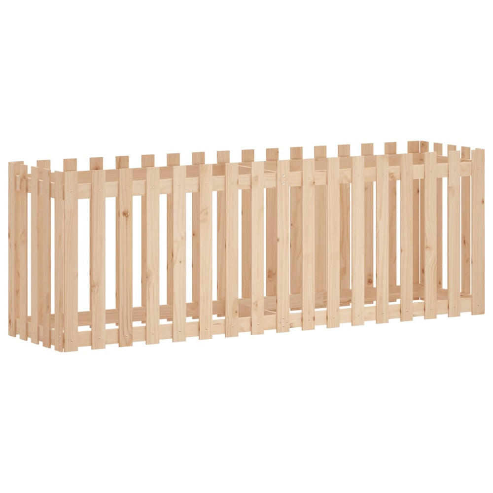 Hochbeet Lattenzaun 200x50x70 cm Kiefernholz