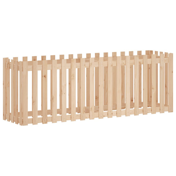 Hochbeet Lattenzaun 200x50x70 cm Kiefernholz