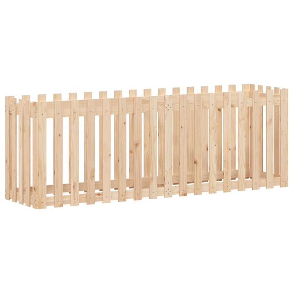 Hochbeet Lattenzaun 200x50x70 cm Kiefernholz