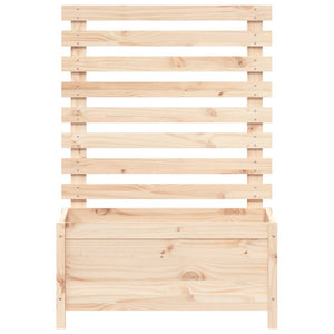 vidaXL Jardinière avec treillis 79x39,5x114 cm en pin massif