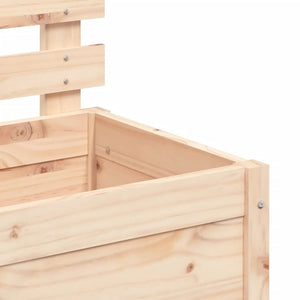 vidaXL Jardinière avec treillis 79x39,5x114 cm en pin massif