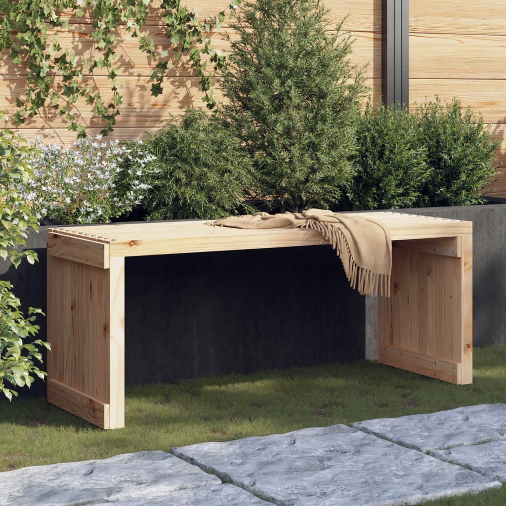 Ausziehbare Gartenbank aus Kiefernholz