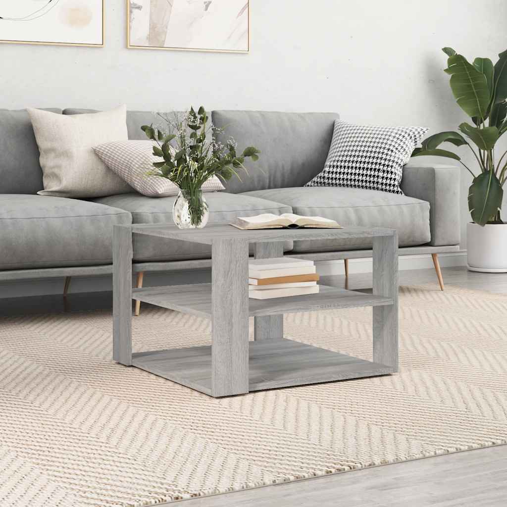 Couchtisch Grau Sonoma 58x58 cm