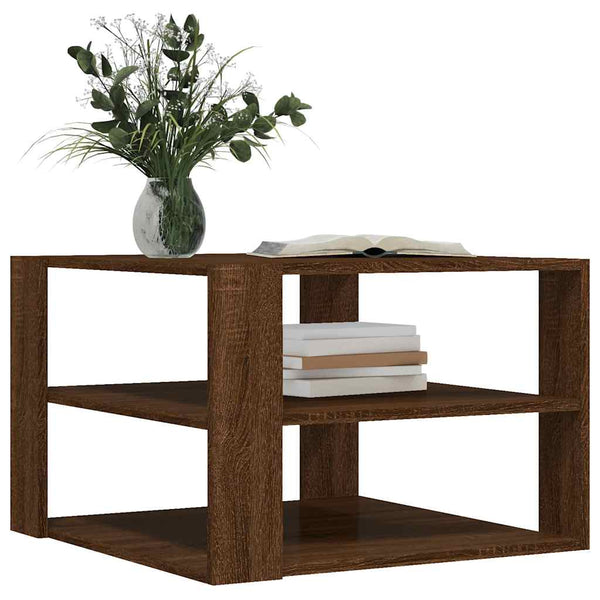 Couchtisch Braun Eichenoptik 58x58 cm