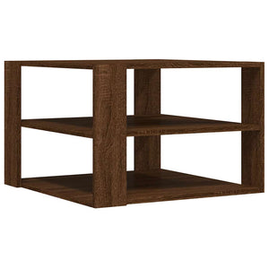 Couchtisch Braun Eichenoptik 58x58 cm