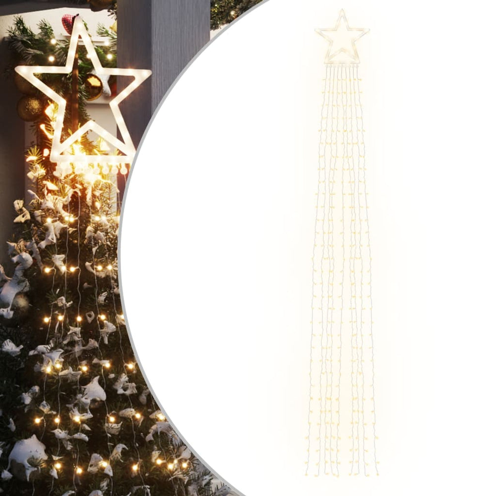 Weihnachtsbaumbeleuchtung 320 LEDs Warmweiß 3,75m