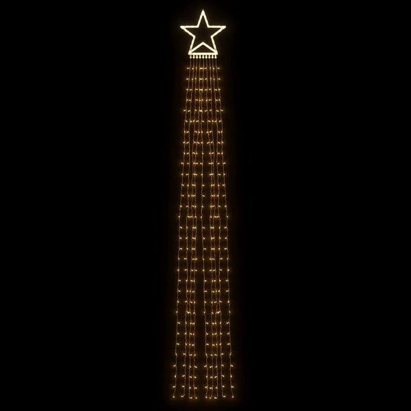 vidaXL Éclairage de Noël 320 LED Blanc chaud 375 cm