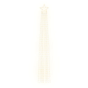 vidaXL Éclairage de Noël 320 LED Blanc chaud 375 cm
