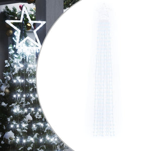 Weihnachtsbaumbeleuchtung - 320 LEDs Kaltweiß 3.75m