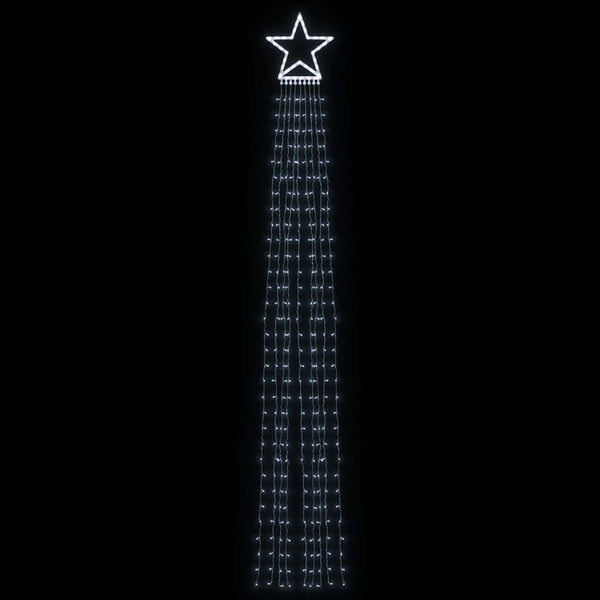 Weihnachtsbaumbeleuchtung - 320 LEDs Kaltweiß 3.75m