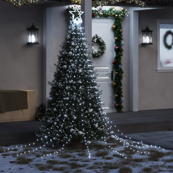 Weihnachtsbaumbeleuchtung - 320 LEDs Kaltweiß 3.75m