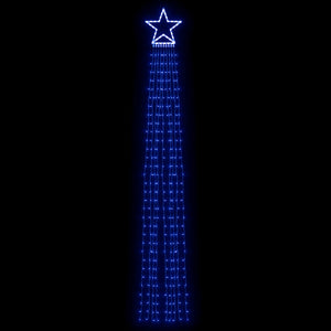 Weihnachtsbaumbeleuchtung Blau 320 LEDs 3,75m