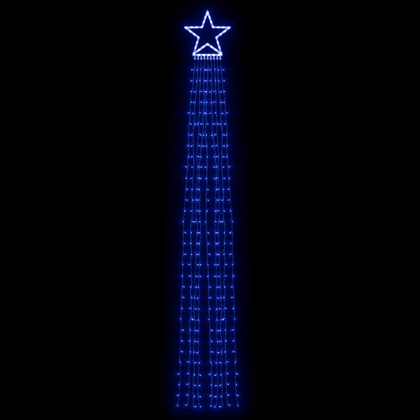 Weihnachtsbaumbeleuchtung Blau 320 LEDs 3,75m