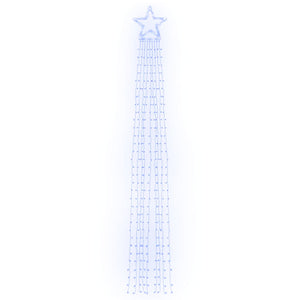 Weihnachtsbaumbeleuchtung Blau 320 LEDs 3,75m