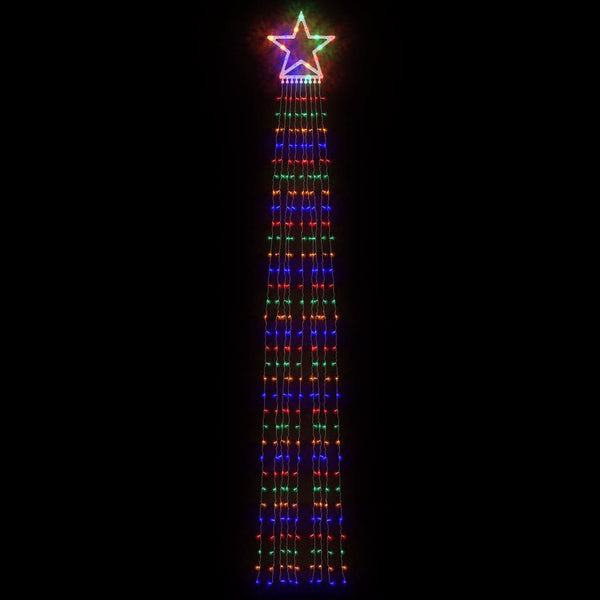 vidaXL Guirlande lumineuse de Noël 320 LED Multicolore 375 cm