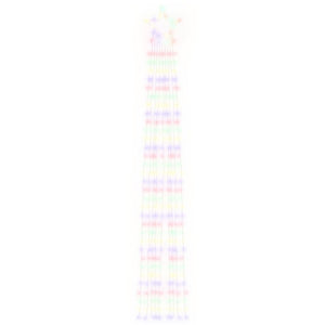 vidaXL Guirlande lumineuse de Noël 320 LED Multicolore 375 cm