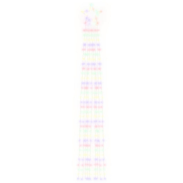 vidaXL Guirlande lumineuse de Noël 320 LED Multicolore 375 cm