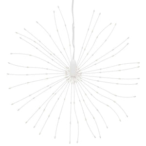 vidaXL Guirlande lumineuse de Noël Feux d'artifice 140 LED Blanc chaud 17 cm