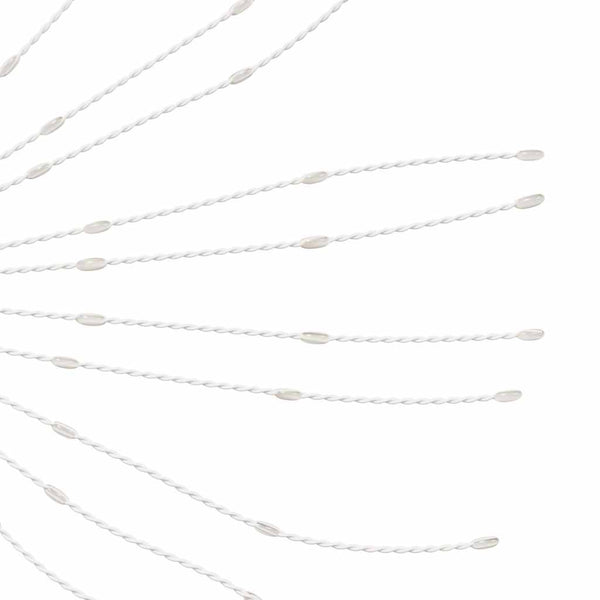 vidaXL Guirlande lumineuse de Noël Feux d'artifice 140 LED Blanc chaud 17 cm