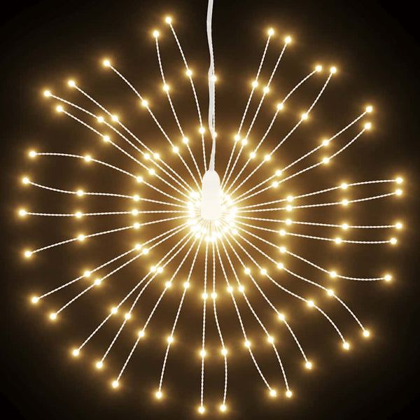 Feuerwerk Weihnachtsbeleuchtung, 4 Stk. Warmweiß