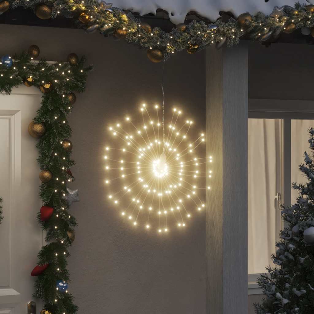 Feuerwerk Weihnachtsbeleuchtung, 4 Stk. Warmweiß