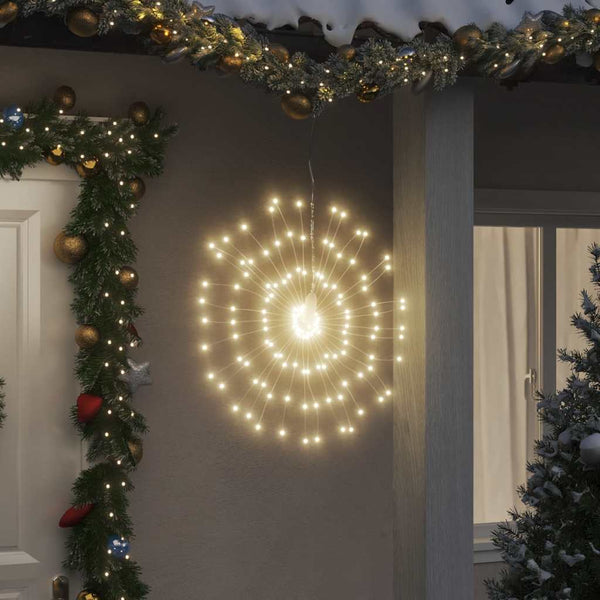 Feuerwerk Weihnachtsbeleuchtung, 4 Stk. Warmweiß