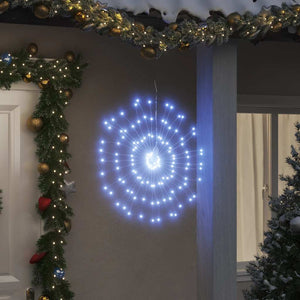 vidaXL Éclairage de Noël Feux d'artifice 140 LED Blanc froid 17 cm