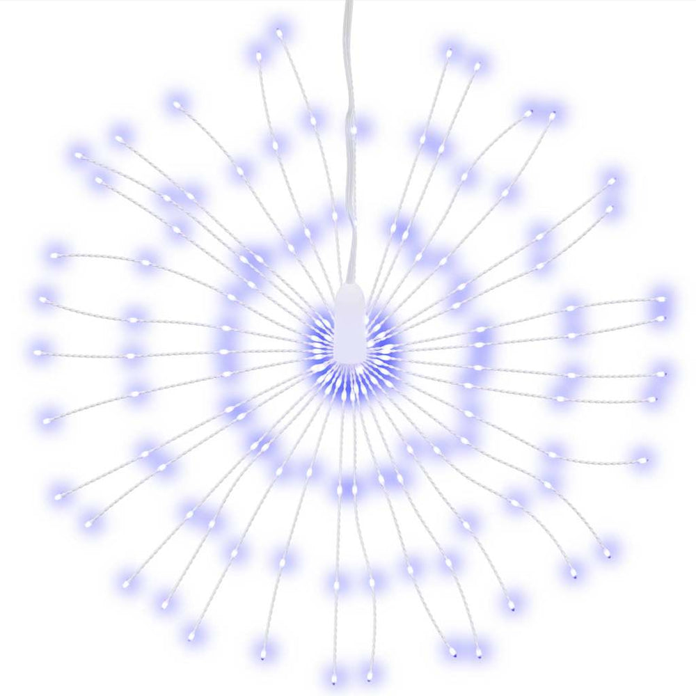 Weihnachtsbeleuchtung Feuerwerk Blau 140 LEDs