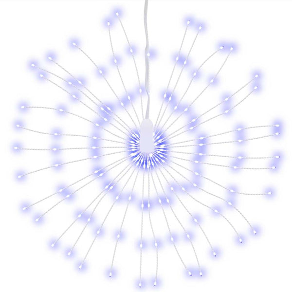Weihnachtsbeleuchtung Feuerwerk Blau 140 LEDs