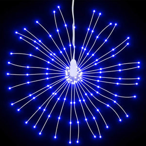 Weihnachtsbeleuchtung Feuerwerk Blau 140 LEDs