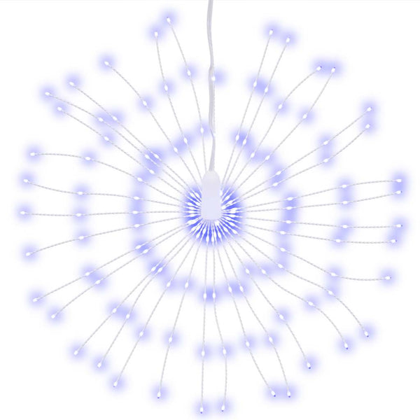 Feuerwerk Weihnachtsbeleuchtung, 4 Stk, 140 LEDs, Blau