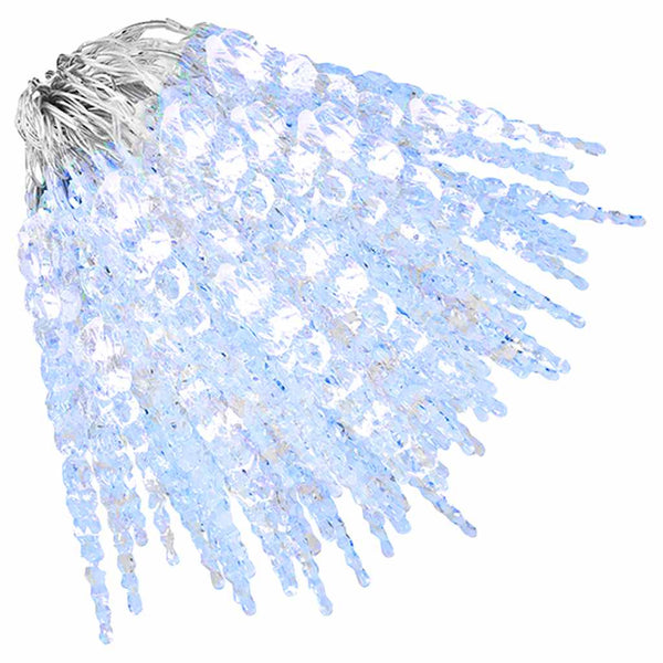 Weihnachts-Eiszapfen Lichterkette 200 LEDs Kaltweiß