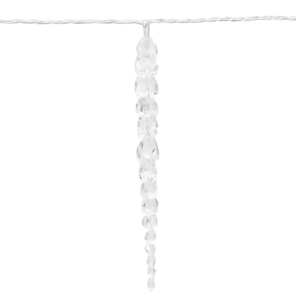Blaue Eiszapfen-Lichterkette 200 LEDs 20 m