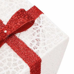 Beleuchtete Geschenkboxen, 3 Stk., 64 LEDs, Warmweiß