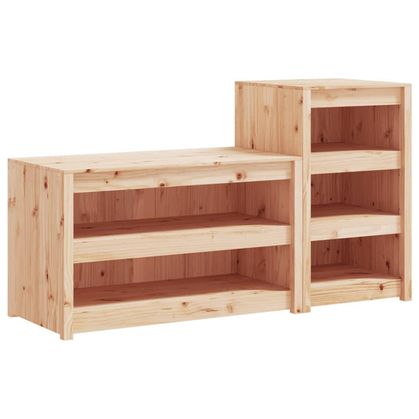 Outdoor Küchenschränke MEPPEL, 2er Set, Kiefer Massivholz