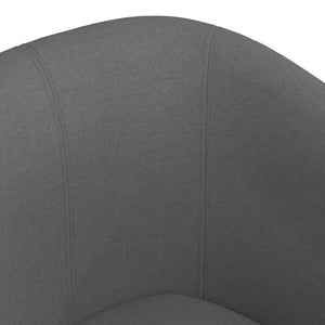 vidaXL Fauteuil club gris foncé en tissu